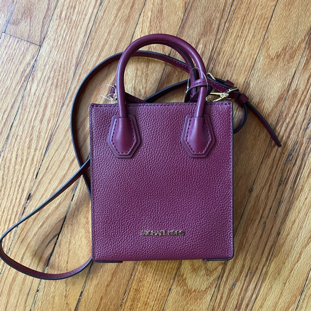 NWT Michael Kors Mercer XS Shopper Crossbody